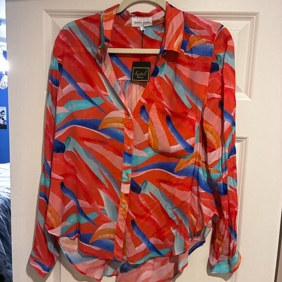 Bella Dahl “Paradise” Button Down Shirt - Picture 1 of 1